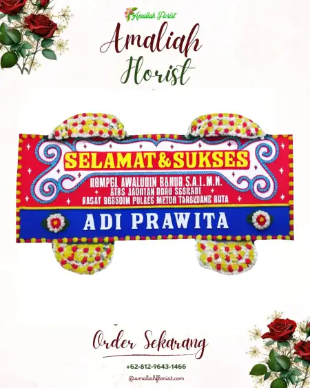 Papan Bunga Ucapan Selamat Mabar