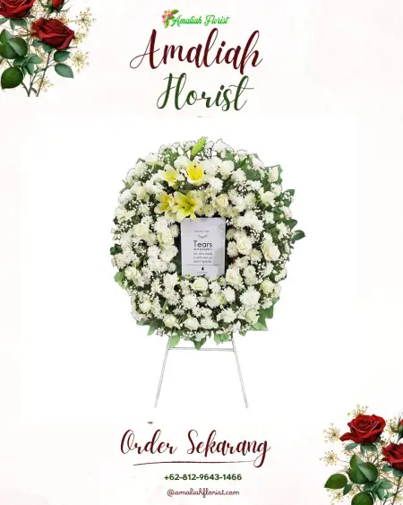 Krans Bunga Duka Mabar